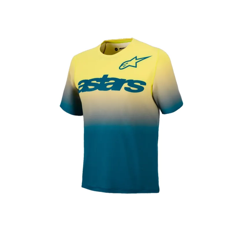 Alpinestars A-Dura Astars 2.0 Jersey Blue/Green/Yellow Fluo | Katmar.cz