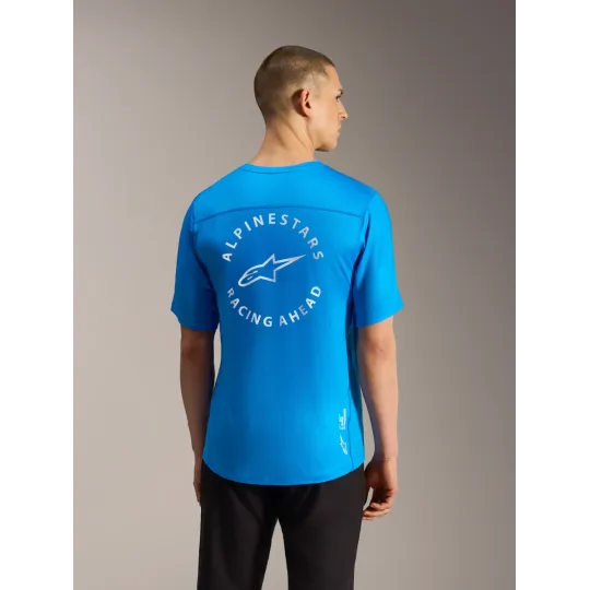 Alpinestars A-Dura Air Bright Blue – letní dres krátký rukáv | Katmar.cz