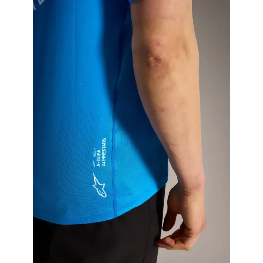 Alpinestars A-Dura Air Bright Blue – letní dres krátký rukáv | Katmar.cz