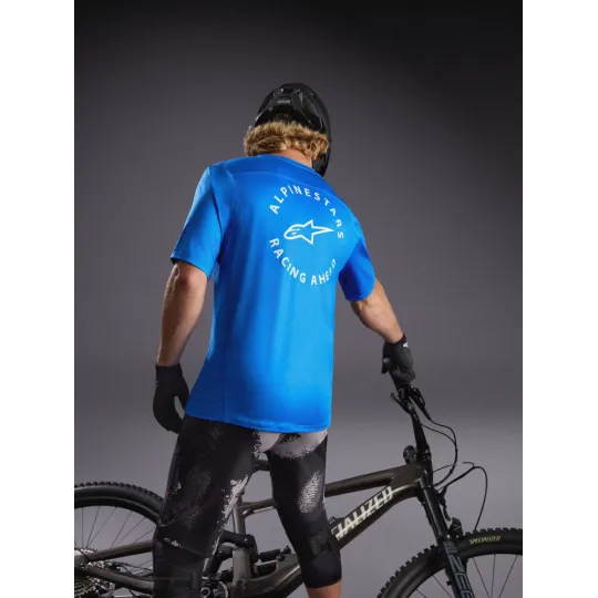 Alpinestars A-Dura Air Bright Blue – letní dres krátký rukáv | Katmar.cz
