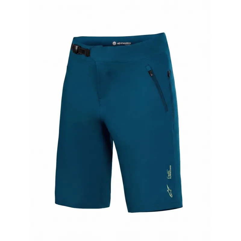 Alpinestars A-Dura Ride Blue/Green – MTB kraťasy | Katmar.cz