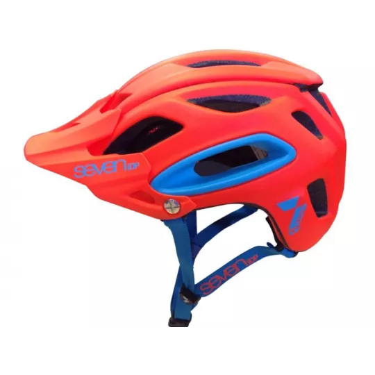 7idp - SEVEN (by Royal) helmet M2 Matt Neon Red / Neon Blue | Katmar.cz