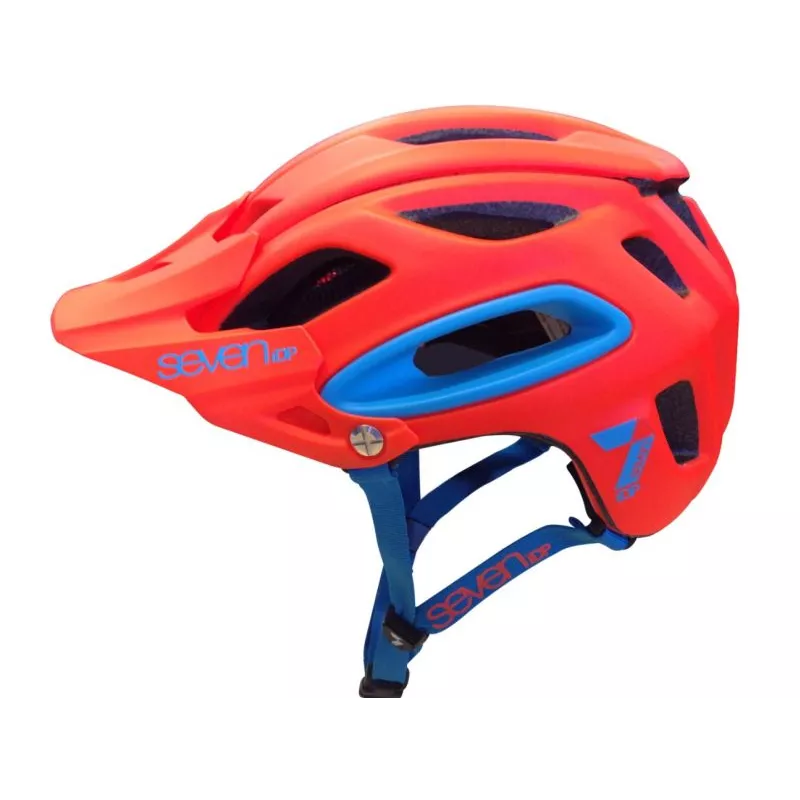 7idp - SEVEN (by Royal) helmet M2 Matt Neon Red / Neon Blue | Katmar.cz