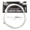 Gusset XL linear cable bílý – Lanka a bovdeny | Katmar.cz
