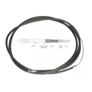 Gusset XL linear cable smoke