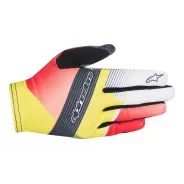 Alpinestars F-Lite DEPTH gloves Red White Acid Yellow