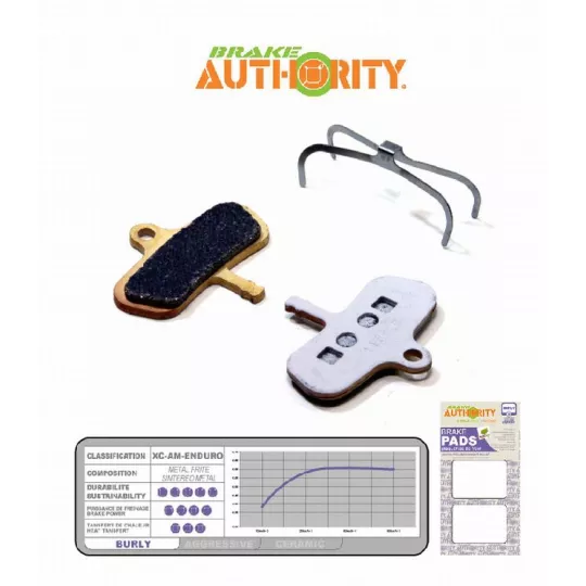 Brake Authority Burly - Avid Code brzdové destičky