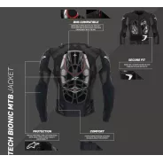 Alpinestars Bionic Tech MTB Jacket - krunýř BNS kompatibilní S | Katmar.cz