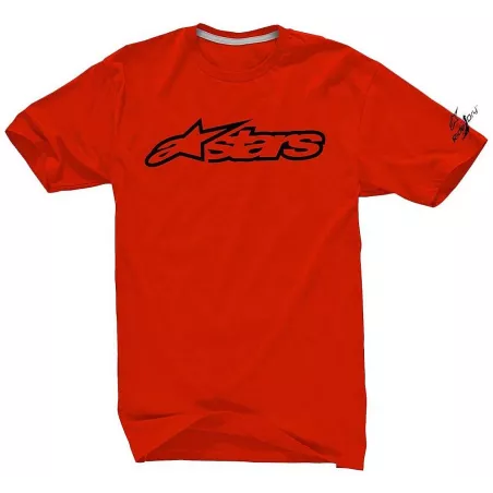Alpinestars Blaze 2 Tech Tee Dry - Red Black