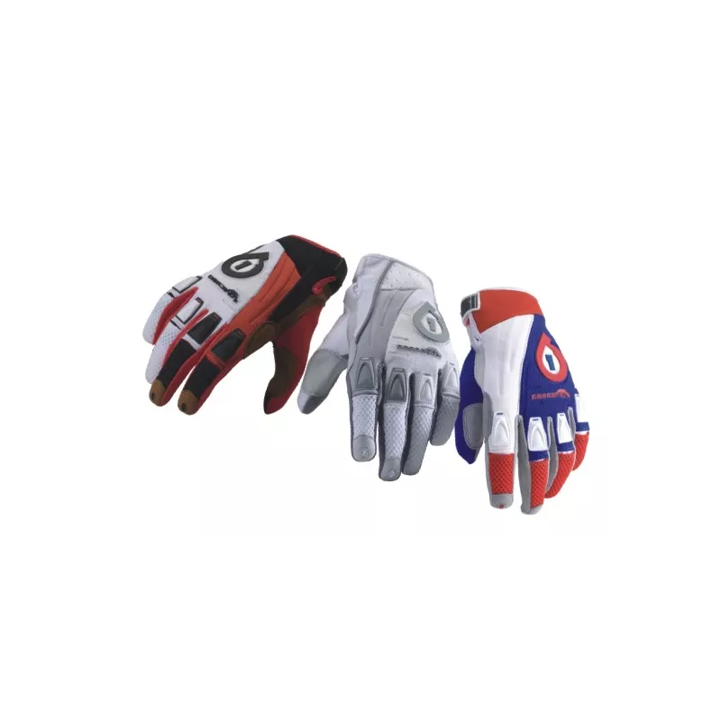 661 - SixSixOne Descend – Cycling Gloves (bílé) | Katmar.cz