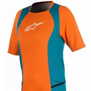 Alpinestars Stella Drop 2 S/S Jersey bright orange ocean | Katmar.cz