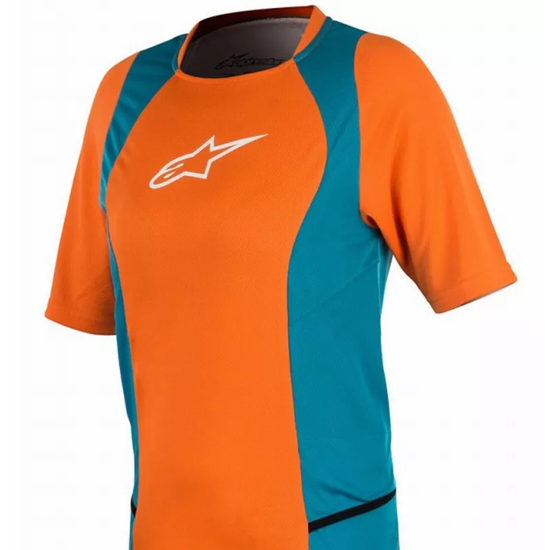 Alpinestars Stella Drop 2 S/S Jersey bright orange ocean | Katmar.cz