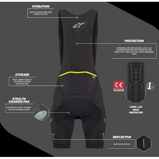 Alpinestars - ochranné kraťasy s hydratací | Katmar.cz