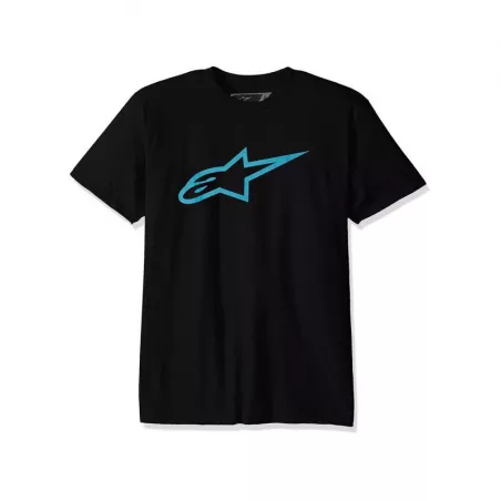 Alpinestars tričko Ageless Classic černé - Black/Turquise | Katmar.cz
