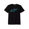 Alpinestars tričko Ageless Classic černé - Black/Turquise | Katmar.cz