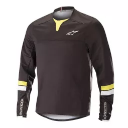 Alpinestars Drop PRO L/S Jersey Black Acid Yellow | Katmar.cz