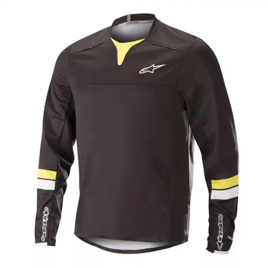 Alpinestars Drop PRO L/S Jersey Black Acid Yellow | Katmar.cz
