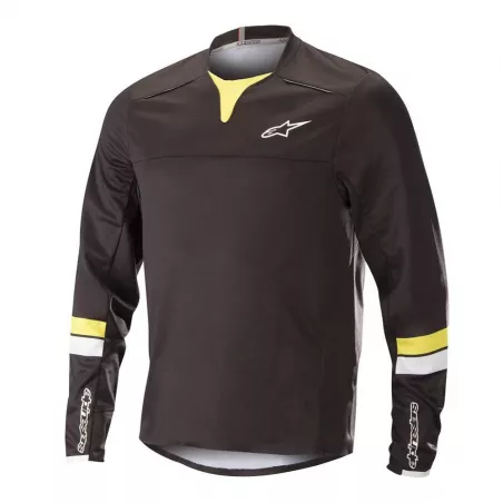 Alpinestars Drop PRO L/S Jersey Black Acid Yellow | Katmar.cz