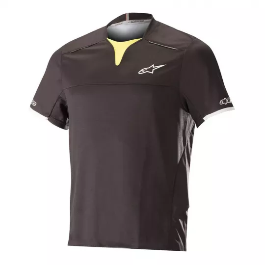 Alpinestars Drop PRO S/S Jersey dres Black Acid Yellow | Katmar.cz