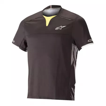 Alpinestars Drop PRO S/S Jersey dres Black Acid Yellow | Katmar.cz