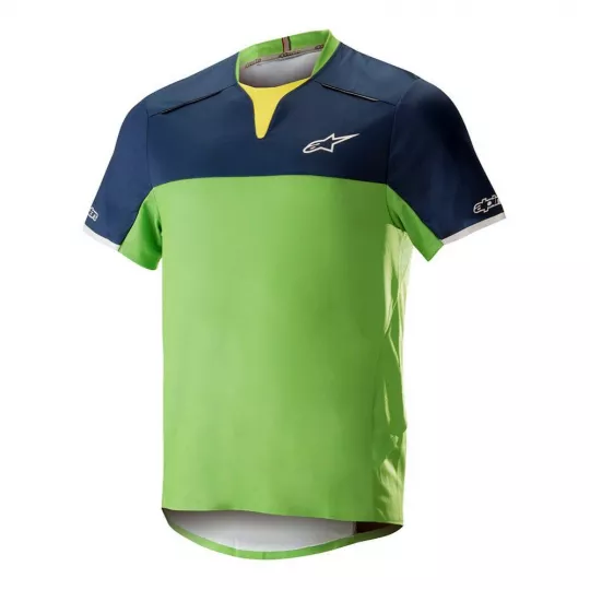 Alpinestars Drop PRO S/S Jersey Poseidon Blue Summer Green | Katmar.cz