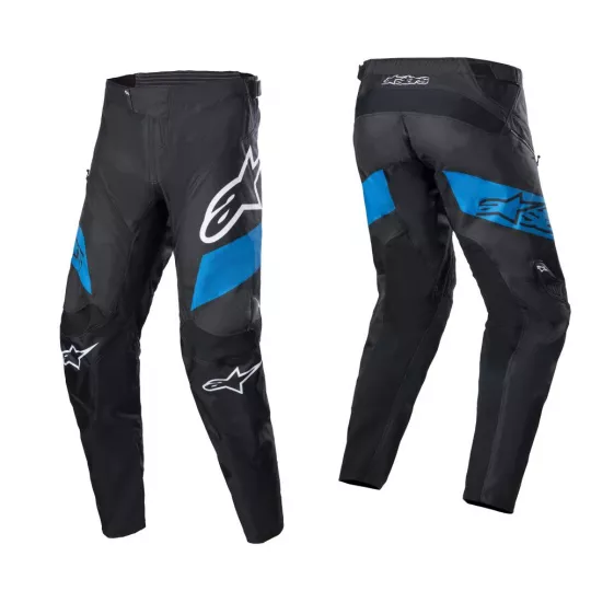 Alpinestars Racer kalhoty - Black/Bright Blue | Katmar.cz