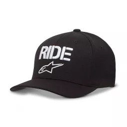 Alpinestars Ride Curve hat Flexfit kšiltovka Black černá | Katmar.cz