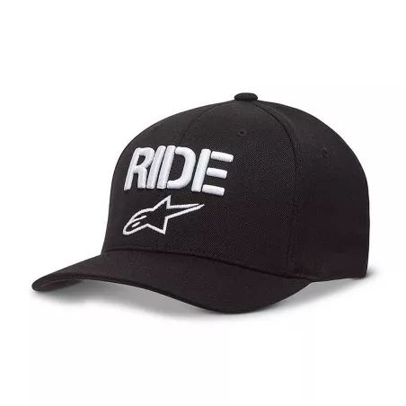 Alpinestars Ride Curve hat Flexfit kšiltovka Black černá | Katmar.cz