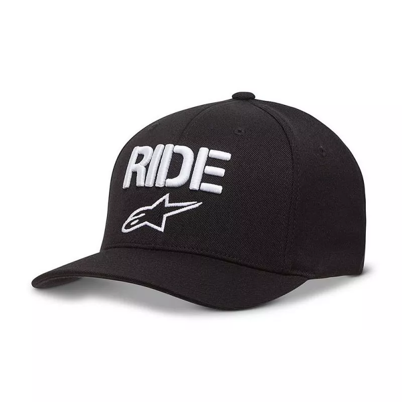 Alpinestars Ride Curve hat Flexfit kšiltovka Black černá | Katmar.cz