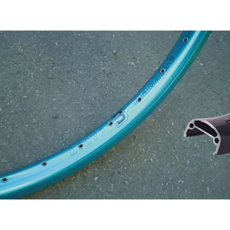Brave Big Foot ráfek 24"  modrý 36 děr - Limitovaná edice