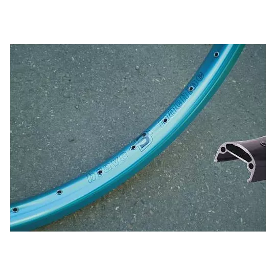 Brave Big Foot ráfek 26"  modrý 36 děr - Limitovaná edice