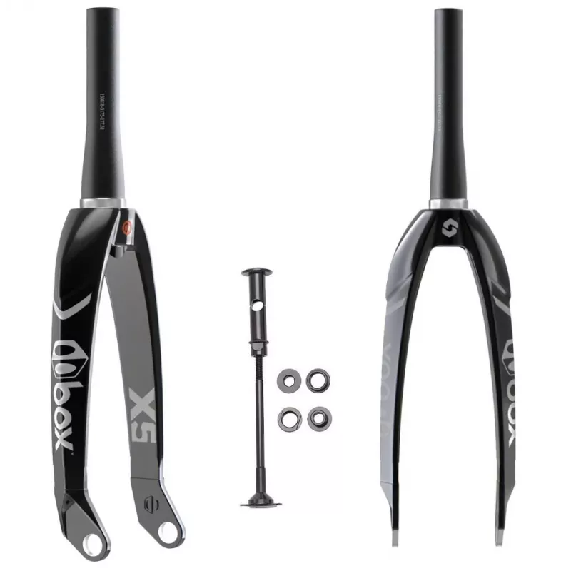 Box One X5 Pro Carbon GLOSS BMX race fork 20" Tapered 20mm