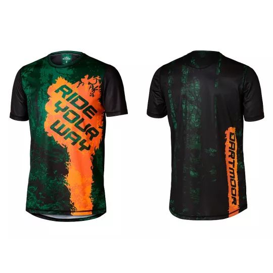 Dartmoor Woods Tech SS – Cycling Jersey (Green) | Katmar.cz