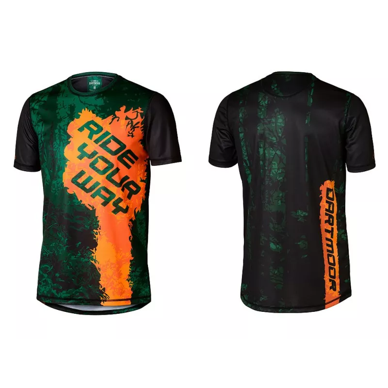 Dartmoor Woods Tech SS dres - krátké rukávy (Green) | Katmar.cz
