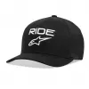 Alpinestars Ride 2.0 Curve hat Flexfit kšiltovka Black/White | Katmar.cz