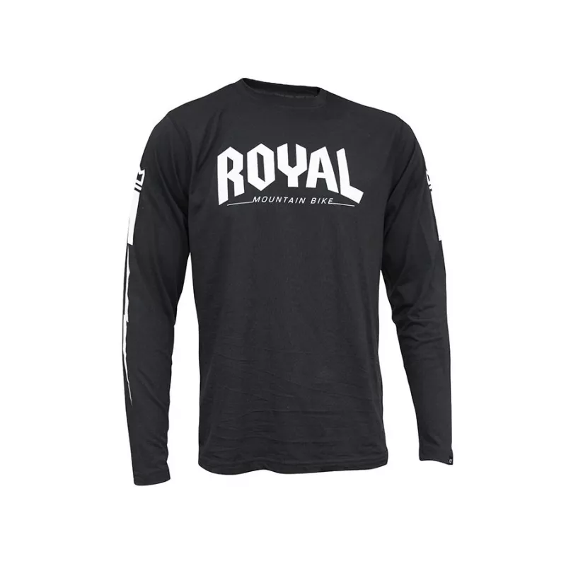 Royal CORE X LS jersey - dlouhé rukávy  - Black