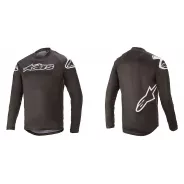 Alpinestars Racer V2 L/S Jersey dres - Black/White | Katmar.cz