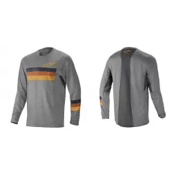 Alpinestars ALPS 6.0 L/S Jersey Melange Light Grey Blue Orange | Katmar.cz