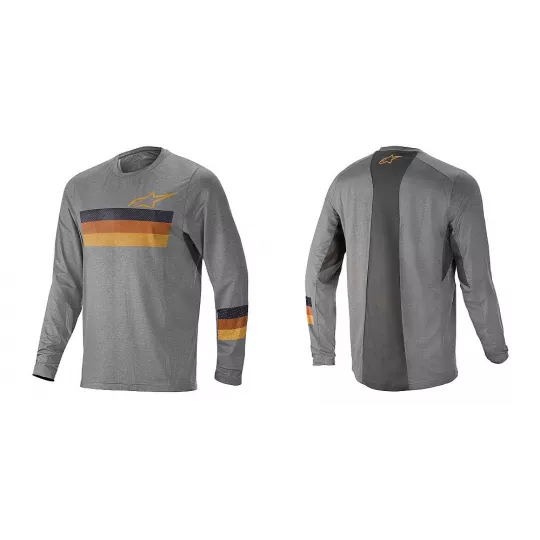 Alpinestars ALPS 6.0 L/S Jersey Melange Light Grey Blue Orange | Katmar.cz