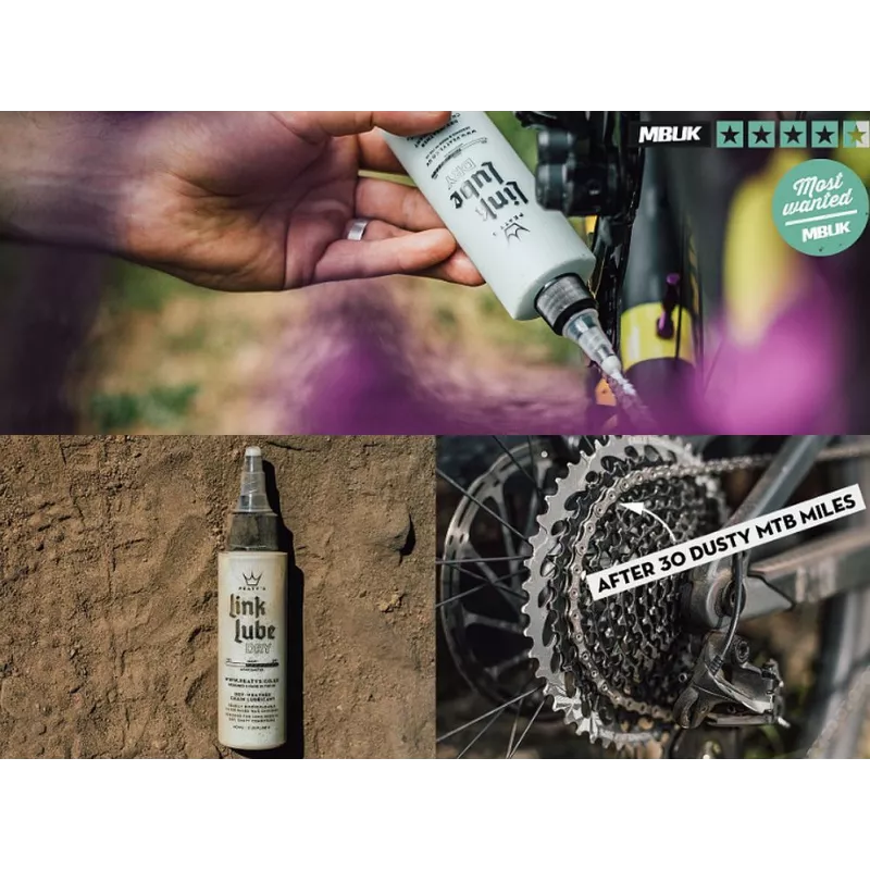 Peaty's Link Lube DRY 120 ml - mazivo na řetězy a pohon
