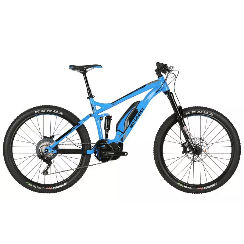 Haro Shift Plus I/O 7 e-bike 27.5+ VIVID Blue size M SHOW