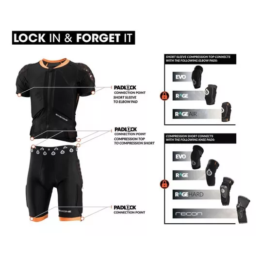 661 Evo Compression d3o shorts s cyklovložkou Coolmax | Katmar.cz