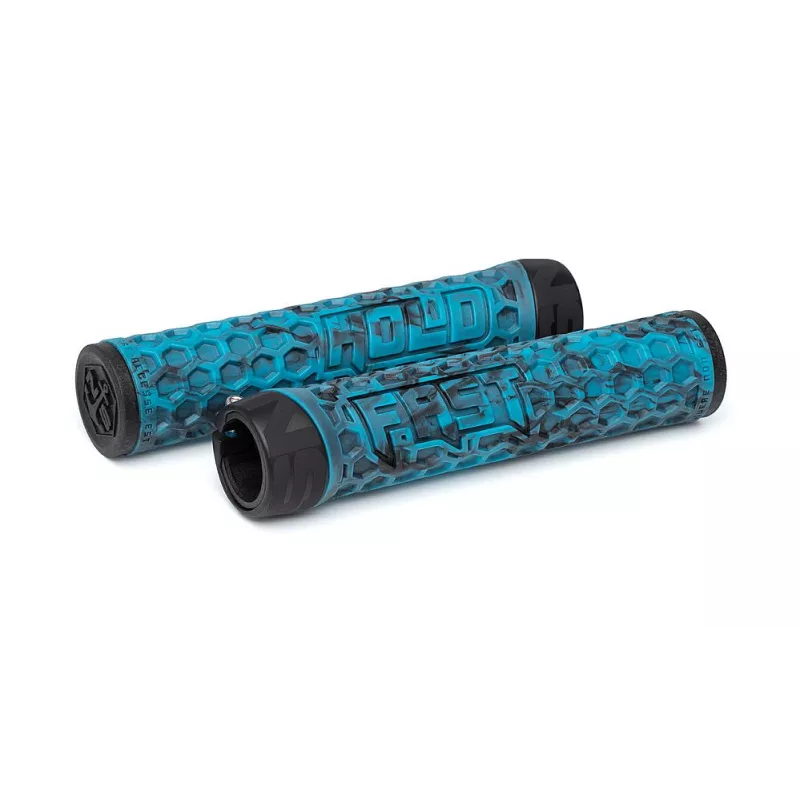 NS Bikes Hold Fast  gripy BLUE/BLACK lock on