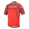 Alpinestars Racer V2 S/S Jersey - Burgundy/Bright Red/White | Katmar.cz