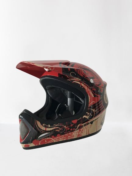 661 Evo (evolution) Distressed helmet - red