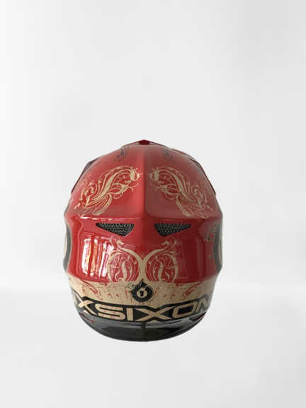 661 Evo Distressed helma - AKCE SixSixOne - červená