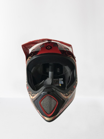 661 Evo Distressed helma - AKCE SixSixOne - červená