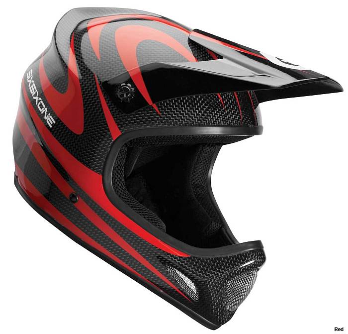 661 Evo Carbon Camber helmet - red