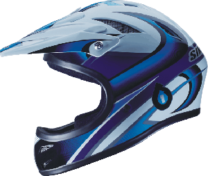 661 Full Comp modrá helma velikost XL - AKCE ČISTKA