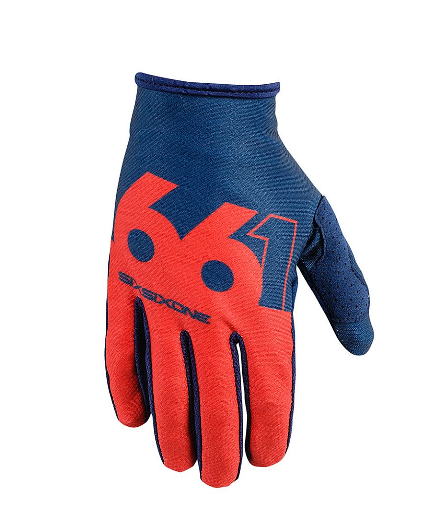 661 Comp Slice gloves - Navy/Red